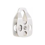 Poulie simple à flasque ouvrante, accrochage simple - matière : corps en aluminium, finition grise - ... Poulie simple à flasque ouvrante, accrochage simple - matière : corps en aluminium, finition grise - ...