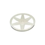 Poulie tambour diametre axe 20 mm pour lave linge candy - 41024466
