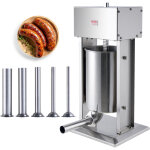 Vevor - poussoir a saucisses electrique 12 l, machine a saucisses verticale moteur 200 w, ensacheuse ...
