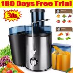 Power 1000w extracteur de jus �lectrique acier inoxydable presse 500ml presse � fruits