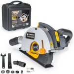 Powermat - mallette rainureuse �lectrique � b�ton double disques avec laser 3000w