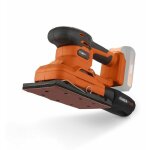 Dual power ponceuse vibrante sans fil de 20 v powdp50300 - papier abrasif 187 x 90 mm, 24 000 min - 1 ...