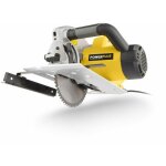 Scie circulaire lectrique powx0520 - outil filaire de 1500 w et  185 mm - avec rail de guidage et laser ...