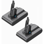 Powerwings - 2x v7 batterie pour dyson batterie dyson 21, 6v 4000mah sv11 v7 cordless v7 extra v7 trigger ...