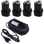 Powerwings - 4x battterie pour makita bl1013 10, 8 v 1500 mah li - thium pour makita batterie bl1014 ...