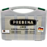 J - box 8. 000 pointes / brads en coffret - prebena