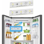 Prénfle 2 pièces réfrigérateurs de remplacement panneau lumineux led congélateur réfrigérateur barre ... Prénfle 2 pièces réfrigérateurs de remplacement panneau lumineux led congélateur réfrigérateur barre ...