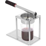 Presse - agrumes manuel en acier inoxydable sus304 avec tasse  mesurer de 500 ml, passoire plate, extracteur ...