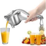 Presse agrumes manuel, extracteur de jus  levier en aluminium, presse agrume avec poigne ergonomique, ...