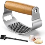 Presse ail inox a bascule, ecrase ail presse ail inox professionnel ecraseur d'ail presse - ail avec ...