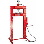 Presse d'atelier hydraulique 30 t avec mano et assistance pneumatique