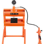 Presse d'atelier hydraulique cadre en h 10 t, avec plaque de presse et base stable, presse de garage ...