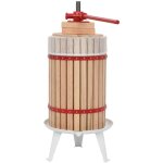 Presse - fruits et  vin avec sac en tissu 24 l bois de chne