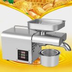Presse � huile �lectrique, presse � huile automatique en acier inoxydable, contr�le intelligent de la ...