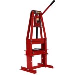 Presse hydraulique 6 tonnes � cadre en a pour garage, plancher ajustable 6t / 13227 lbs