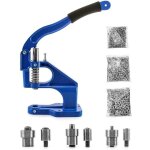 Presse a oeillets, machine � poin�onner � oeillets presse � oeillets avec 3 matrices et 1500 oeillets, ...