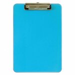 Presse papiers en plastique - bleu