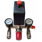 Pressostat compresseur air double jauge pompe ensemble pi�ces valve contr�le pression 220v
