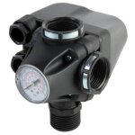 Pressostat avec manom�tre pour pompes �lectriques ? contr�le pr�cis de la pression