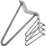 Primematik - pieds pour table et meuble style vintage pieds en acier 2 p�les 30 cm 4 - pack