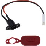 Prise de connecteur de chargeur de batterie port de charge en silicone compatible avec xiaomi m365 emp�che ...