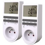 Prise programmable digitale avec compte  rebours minuterie numrique journalier / hebdomadaire programmateur ...