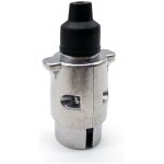 Prise de remorque m�le 7 broches m�tal, prise attelage 7 broches metal, connecteur electrique 7 broches ...