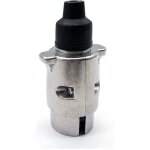 Prise de remorque m�le 7 broches m�tal, prise attelage 7 broches metal, connecteur electrique 7 broches ...