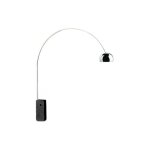 Privatefloor - lampadaire avec base en marbre - lampe de salon - bow noir