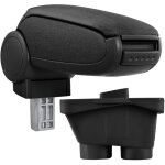 Pro. tec - accoudoir central - avec compartiment - rembourr - de tissu - noir