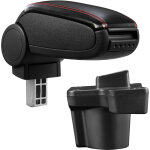[pro. tec] accoudoir central pour mazda 2 (type dj) - avec compartiment - rembourr� - cuir - synth�tique ...