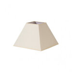 [produit d'occasion] abat - jour pyramide mezzo e27 beige 35dx15dx25h tissu popeline
