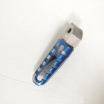 [produit d'occasion] cale pied passager gauche aluminium pour moto fixation 20mm �8mm