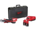 [produit reconditionne] sertisseuse milwaukee 12v li - ion (2x 2ah) force logic? + coffret m12 hpt - ...