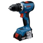 Professional 18v system tournevis sans fil gsr 18v - 65 (moteur sans balais, 2 batteries gba 18v 2. 0ah, ...