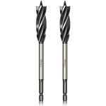 Professionnel foret � bois 17mm x 165mm x 2pcs m�che � tari�re avce auto - aliment� pointe pilote, 1 ...