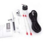 Professionnel pistolet aerographe kit / double action / avec aiguille de 0, 2 / 0, 3 / 0, 5 buse et tuyau. ...