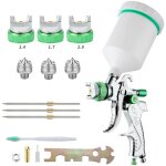 Professionnel pistolet � peinture haute pression kit pistolet � pulv�risation d'air pistolet a peinture ...