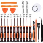 Professionnel tournevis outils set kit pour nintendo switch, 21in1 game r�paration kit avec triwing pour ...