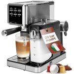 Profi cook pc - es - ka 1266 machine  expresso acier inoxydable avec mousseur  lait automatique a729433 ...