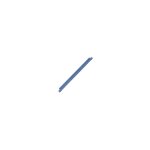 Profil bleu posterieur clayette verre 53 pour r�frig�rateur - indesit