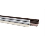 Profil d'encadrement de porte en pvc avec l?vre pvc souple type pts - x coloris blanc