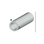 Profil de tube rond cm 200 h argent argent profila s en aluminium 10x1 mm