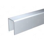 Profil u en alu dimension 25x18mm longueur 2500mm mantion 1109a / 250