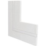 Profil� en l en aluminium int�gr� pour bandes led dans des plaques de pl�tre � encastrer