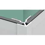 Profil� en l - kinewall design - kinedo - montage en angle sortant - blanc