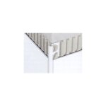 Profil� pvc quart de rond pour rev�tement muraux rondec pro - pvc blanc brillant - hauteur 12, 5 mm - ...