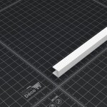 Profil� pvc en u 10 x 9 mm - longueur 1. 80 m - blanc