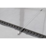 Profilé u de connexion rectifié en acier inoxydable pour carrelage 0. 5cm x 244cm - argent brillant Profilé u de connexion rectifié en acier inoxydable pour carrelage 0. 5cm x 244cm - argent brillant