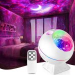 Projecteur ciel etoiles pour enfant bb, led veilleuse lampe de galaxie planetarium, voiture chambre ...